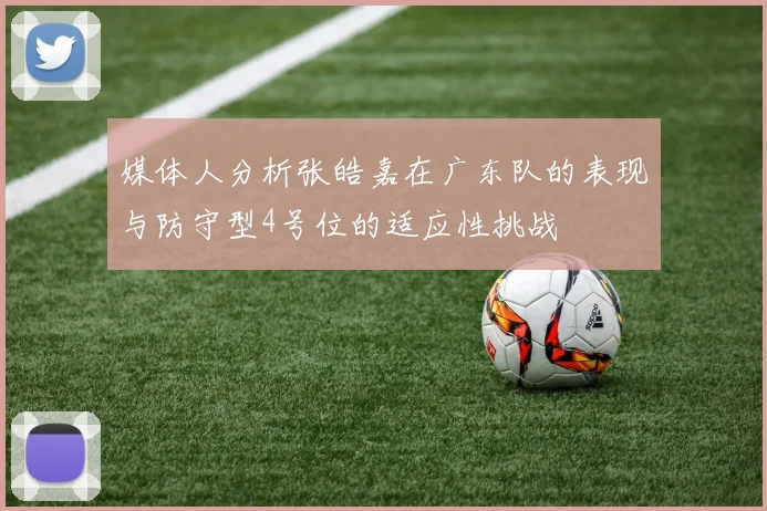 媒体人分析张皓嘉在广东队的表现与防守型4号位的适应性挑战
